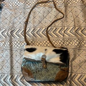 Myra Cowhide Cross Body